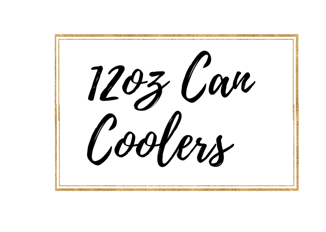 12oz Can Coolers 5 pack