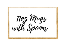 Load image into Gallery viewer, Mugs w/spoons
